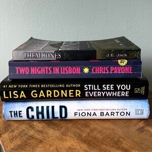 4pc Mystery Suspense Novel Set